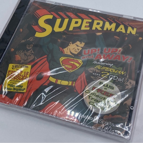 SUPERMAN UP! UP! and AWAY! 2 Disc CD Collection Radio Broadcast +Trading Card - Picture 2 of 6